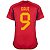 Camisa Espanha 1 Gavi 9 Torcedor 2022 / 2023 - Imagem 1