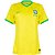 Nova Camisa Feminina Brasil 1 Amarela 2023 / 2024 - Imagem 1