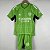 Novo Kit Infantil Arsenal Goleiro Verde Camisa e Short  2023 / 2024 - Imagem 1