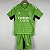 Novo Kit Infantil Real Madrid Goleiro Verde Camisa e Short  2023 / 2024 - Imagem 1