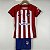 Novo Kit Infantil Atlético de Madrid 1 Camisa e Short  2023 / 2024 - Imagem 1