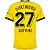 Nova Camisa Borussia Dortmund 1 Adeyemi 27 Torcedor 2023 / 2024 - Imagem 1