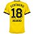 Nova Camisa Borussia Dortmund 1 Moukoko 18 Torcedor 2023 / 2024 - Imagem 1