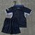 Novo Kit Infantil Tottenham 2 Azul Camisa e Short  2023 / 2024 - Imagem 2