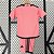 Novo Kit Infantil Inter Miami 1 Rosa Camisa e Short  2024 / 2025 - Messi - Imagem 2