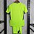 Kit Infantil Real Madrid Goleiro Verde Fluorescente Camisa e Short  2023 / 2024 - Imagem 2