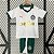 Novo Kit Infantil Palmeiras 2 Branco E Verde Camisa e Short  2024 / 2025 - Imagem 1