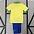 Novo Kit Infantil Brasil 1 Camisa e Short 2024 / 2025 - Imagem 2