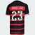 Nova Camisa Flamengo 1 David Luiz 23 Torcedor 2024 / 2025 - Imagem 1