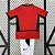 Kit Infantil Manchester United 1 Retrô Camisa e Short 2002 / 2004 - Imagem 2