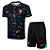Novo Conjunto Portugal Preto Treino Masculino 2024 / 2025 - Imagem 1