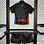 Novo Kit Infantil Barcelona 2 Preto Camisa e Short 2024 / 2025 - Imagem 2
