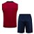 Kit Treino Conjunto Inglaterra Vinho E Azul Masculino 2024 / 2025 - Imagem 2