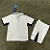 Novo Kit Infantil Napoli 2 Branco Camisa e Short 2024 / 2025 - Imagem 2