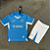 Novo Kit Infantil Napoli 1 Azul Camisa e Short 2024 / 2025 - Imagem 1