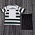 Kit Infantil Sporting 1 Retrô Camisa e Short 2001 / 2003 - Imagem 2