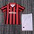 Kit Infantil Milan 1 Retrô Camisa e Short 1990 / 1991 - Imagem 1
