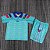 Kit Infantil Barcelona 2 Retrô Camisa e Short 1992 / 1995 - Imagem 1