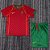 Kit Infantil Portugal 1 Retrô Camisa e Short 2004 - Imagem 1