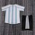 Kit Infantil Argentina 1 Retrô Camisa e Short 1998 - Imagem 2