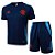 Novo Conjunto Flamengo Azul Escuro Treino Masculino 2025 / 2026 - Imagem 1