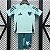 Novo Kit Infantil Cruzeiro Treino Turquesa Camisa e Short  2025 / 2026 - Imagem 1