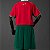 Novo Kit Infantil Marrocos 1 Camisa e Short 2026 - COPA DO MUNDO - Imagem 2
