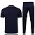 Conjunto Manchester City Viagem Camisa Polo e Calça Azul Marfim 2021 - Imagem 2