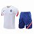 Kit Treino Conjunto Chelsea Treino Camisa Branca e Short Azul  2021 - Imagem 1
