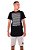 Camiseta Longline Black Listras - Imagem 2