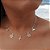 Choker de Prata Cauda de Sereia Onda Golfinho - Imagem 1