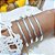 Bracelete de Prata Fio Redondo Meia Cana - Imagem 3