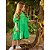 Vestido Infantil Verde Lisa - Imagem 3