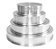 Formas De Bolo Assadeira Redonda 4 Peças 5 cm Altura 15 20 25 e 30 Fundo Fixo - Imagem 1