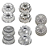 Kit 10 Formas 18x7,5 Bolo Vulcão Torta Suíça Decorada C/furo - Imagem 1