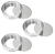 Formas de Bolo Fundo Falso Redonda 13x5 cm Altura Kit 3 Unidades - Imagem 1