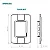 Tomada Rede Rj-45 Modular 4x2 Linha Aria - Tramontina - Imagem 3