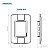 Campainha 1 Tecla Embutir Modular 4x2 Linha Aria - Tramontina - Imagem 3