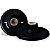 Plafonier E-27 Pvc Bocal Porcelana Preto - Blister - Imagem 1