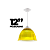 Pendente Prismático Led 12" 20W Amarelo/Branco - Ventisol - Imagem 3
