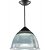 Pendente Prismático Led 12" 20W Fumê/Preto - Ventisol - Imagem 1