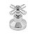 Acabamento para Registro C-64 Universal 1/2", 3/4" e 1" Polegadas - Romar - Imagem 1