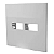 Placa 1 Modulo + 1 Modulo Separados Horizontais Branca 4X4 Ilumi I9-Inove - Imagem 2