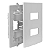 Conjunto 2 Interruptores 4x2 I9 Ilumi - Imagem 5