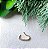 FALSO EAR HOOK ZIRCÔNIA GOLD - Imagem 1