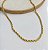 COLAR FIO ITALIANO GOLD 4MM - Imagem 2