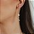 Brinco mini conchas e estrela do mar folheado a ouro 18k - Imagem 2