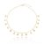 Choker mini conchas e estrela do mar folheada a ouro 18k - Imagem 1