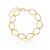 Pulseira losangos folheada a ouro 18k - Imagem 1