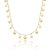 Colar conchas e estrela do mar folheado a ouro 18k - Imagem 1